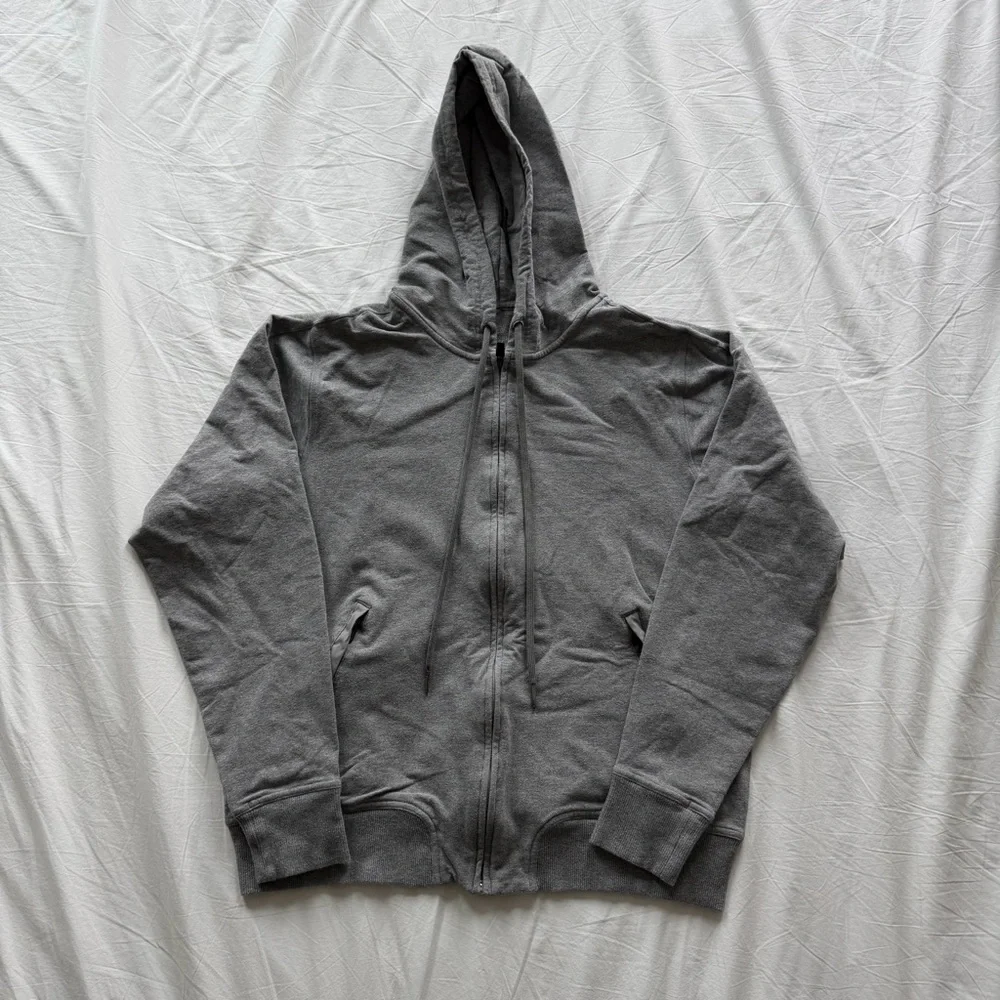 Mack Weldon Full Zip‎ Hoodie in Grey Heather in Size L